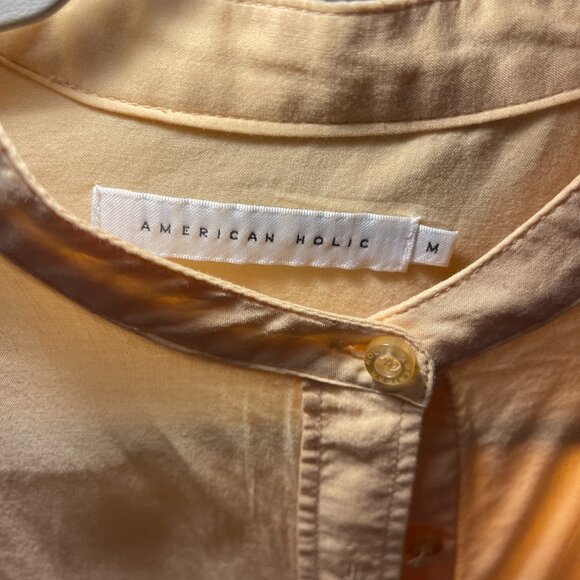 American Holic buttercream button up M Wmn's - Picture 3 of 7